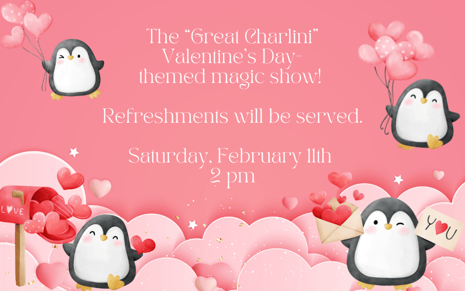 “Great Charlini” puts on a Valentine’s Day