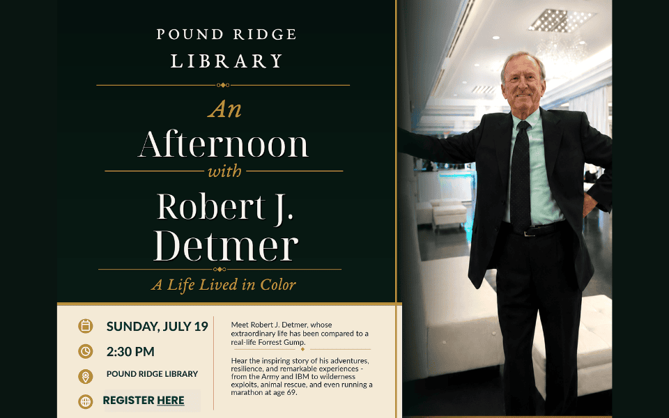 An Afternoon with Robert Demter July 19 960 x 600